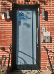 363 sandblasted door