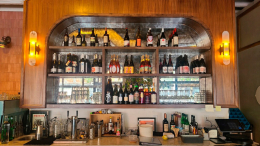 liquor display